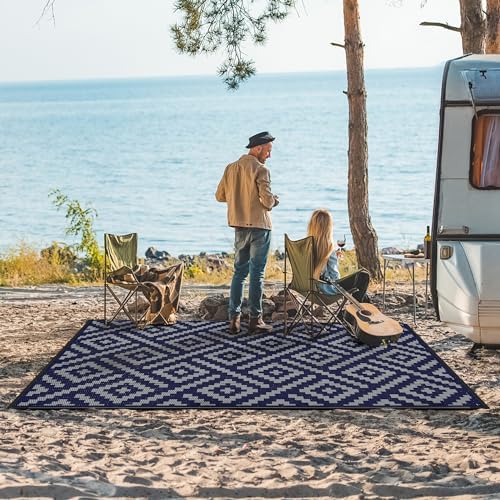 GENIMO Outdoor Rug, Waterproof Plastic Rugs - Image 2