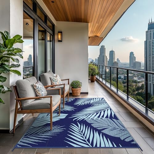 GENIMO Outdoor Rug, Waterproof Plastic Rugs - Image 4