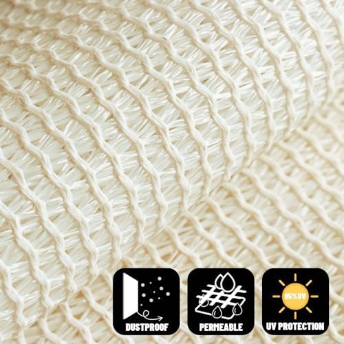 SUNNY GUARD 4' x 98' Privacy Fence Screen, Heavy Duty HDPE Mesh - Image 2