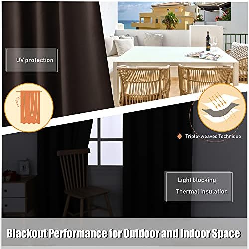 BONZER Waterproof Indoor/Outdoor Curtains - Image 4