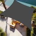 Shade&Beyond 12'X12' Sun Shade Sail Dark Grey Rectangle by ShadeBeyond