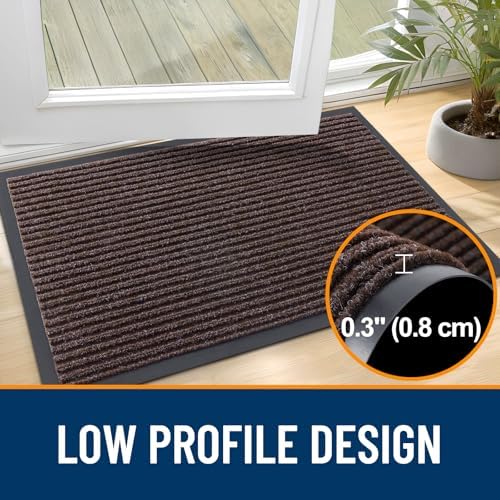 OLANLY Front Door Mat 59x30, Waterproof Heavy-Duty Indoor Outdoor Doormat - Image 4