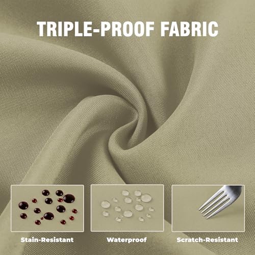 Set of 4 Outdoor Curtains for Patio Waterproof, Breathable Grommet Panels for - Image 6