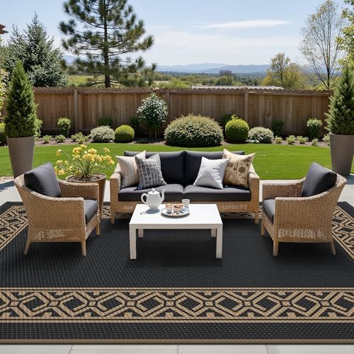 GENIMO Outdoor Rug, Waterproof Plastic Rugs - Image 2