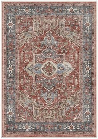 GENIMO 8x10 Outdoor Rug, Washable Quick Dry - Image 2