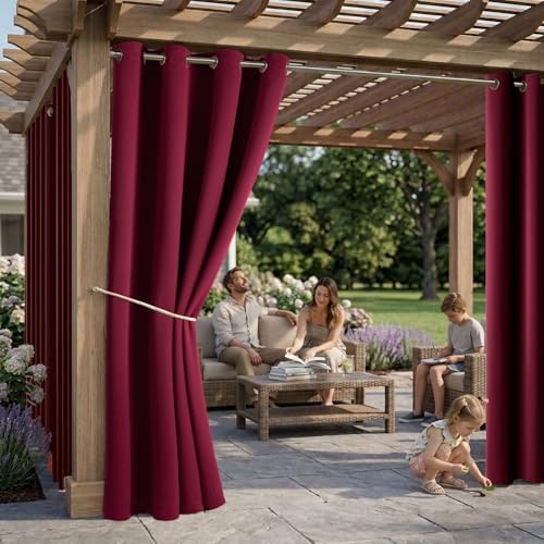 DIVA EN CAMINO DEC Outdoor Patio Curtain Waterproof Darkening Thermal Insulated - Image 2