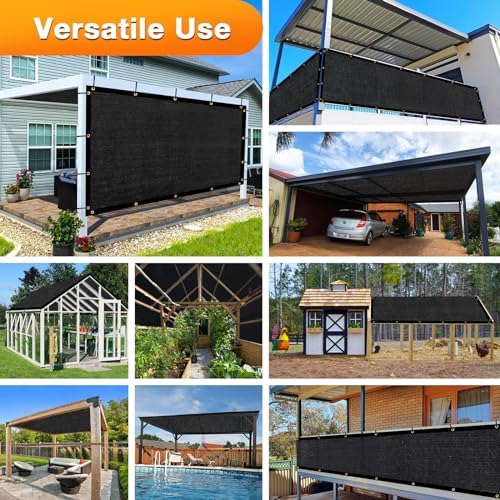 Artpuch Outdoor Pergola Shade Cover 5x21 FT Sun Shade Cloth - Image 6