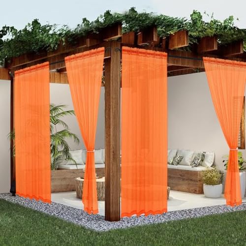 youleyar Sheer Outdoor Curtains by Youleyar