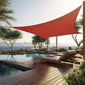 Shade&Beyond 7'X13' Sun Shade Sail Rust Red Rectangle by ShadeBeyond