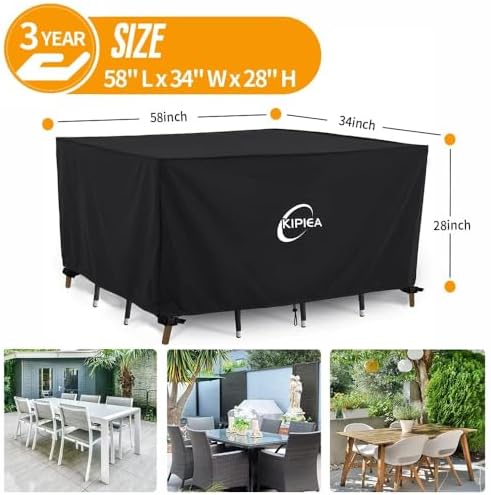 Kipiea Outdoor Furniture Covers Waterproof, 420D Heavy-Duty Patio Furniture Set - Image 2