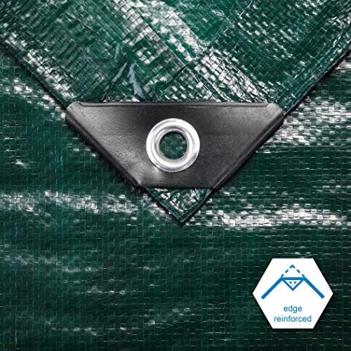 CARTMAN 12x20Ft Multipurpose Waterproof Poly Tarp Cover 8 Mil - Image 4