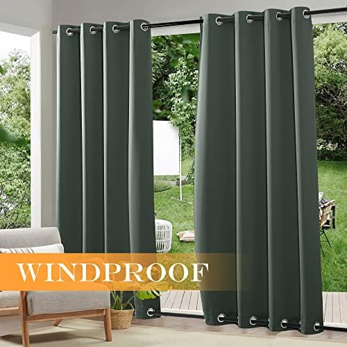 RYB HOME Windproof Outdoor Curtains - Image 2