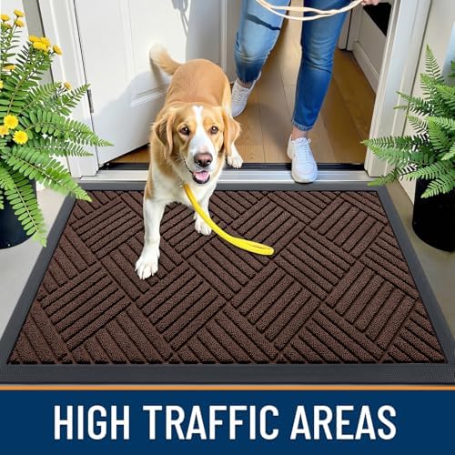 OLANLY Front Door Mat Outside Entrance 47x32, Waterproof Heavy-Duty Doormat - Image 6