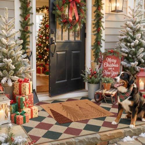 Lahome Christmas Rug, 3x5 Outdoor Christmas Decor Rugs - Image 3