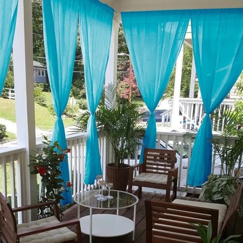youleyar Sheer Outdoor Curtains - Image 4