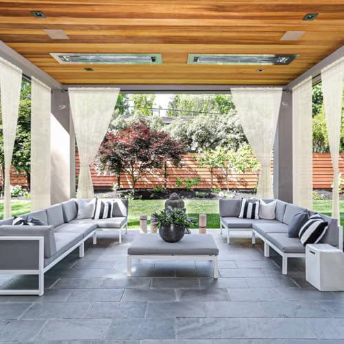 youleyar Outdoor Sheer Curtains - Image 4