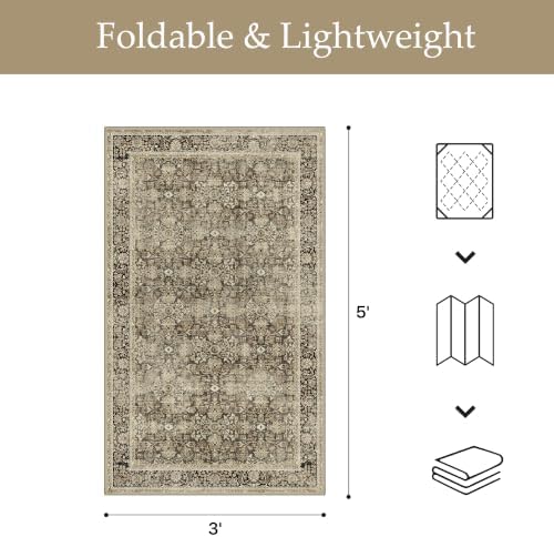 GENIMO Indoor & Outdoor Area Rug 3'x5', Waterproof, Non-Shedding, Easy Cleaning - Image 2