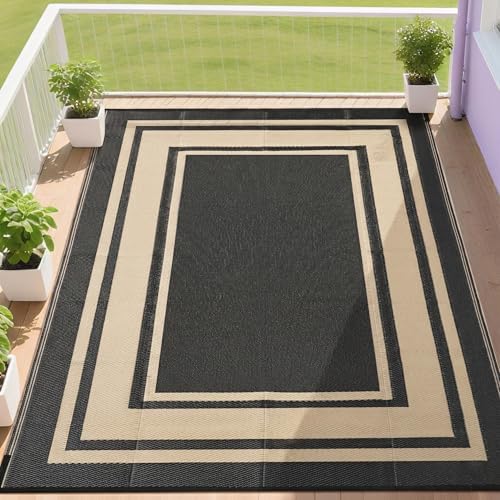RURALITY Outdoor Rugs 8x10 Waterproof by RURALITY