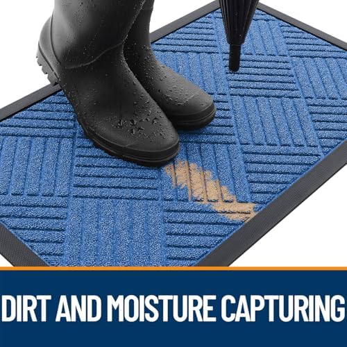 OLANLY Front Door Mat Outside Entrance 35x23, Waterproof Heavy-Duty Doormat - Image 3