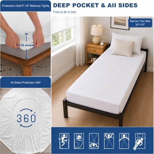 GRT 1 Pack 100% Waterproof Mattress Protector RV Bunk Mattress Protector - Image 4