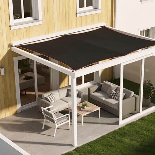 winemana Black Shade Cloth 30x30 FT– 40% Sun Shade Mesh Tarp - Image 6