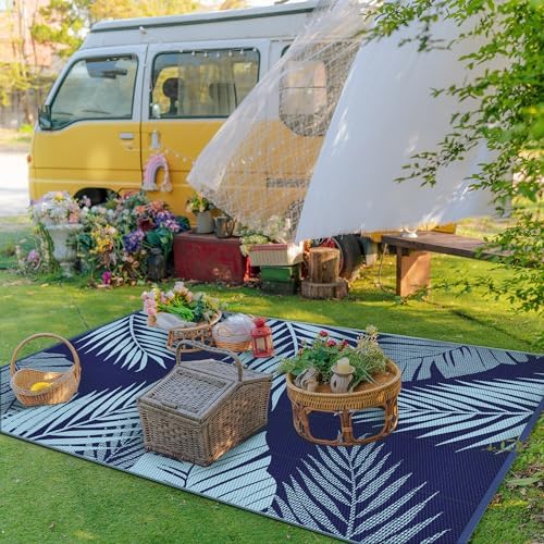 GENIMO Outdoor Rug, Waterproof Plastic Rugs - Image 3