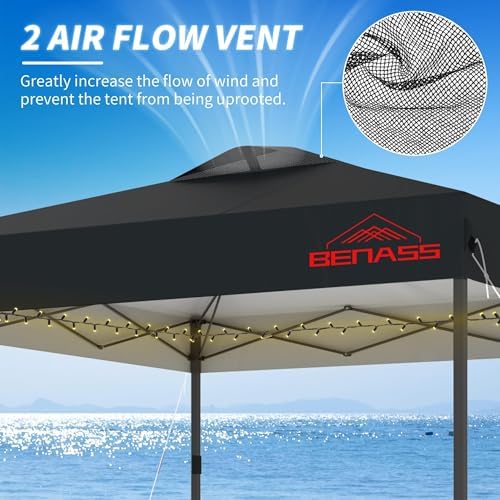 10x10 Pop Up Canopy Tent with 3 Sidewalls - Image 3