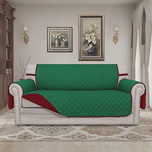 Easy-Going Reversible Couch Cover, 2 Cushion Sofa - Image 2