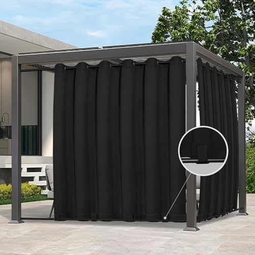 Easy-Going Outdoor Curtains for Patio 1 Panel, 110x108 inch by Easy-Going