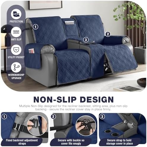 TAOCOCO Waterproof Loveseat Recliner Cover - Image 4