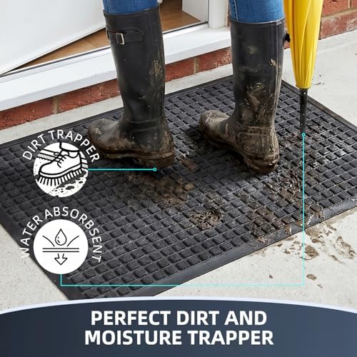 Front Door Mat Outside Entrance, Heavy Duty Doormat - Image 3