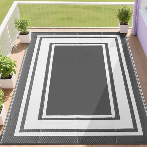 RURALITY Outdoor Rugs 6x9 Waterproof by RURALITY