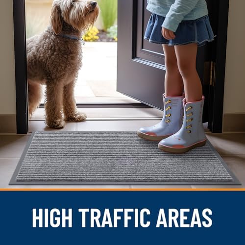 OLANLY 2-Pack Front Door Mats 59x34, Waterproof Heavy-Duty Doormats - Image 7