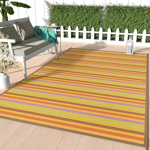 GENIMO Fall Decor Outdoor Rug, Plastic Rugs by GENIMO