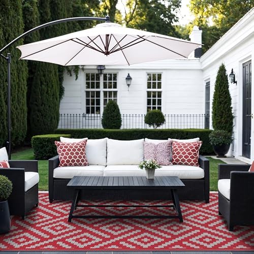 GENIMO Outdoor Rug, Waterproof Plastic Rugs - Image 5