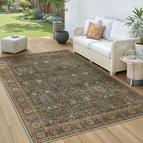 GENIMO 6x9 Outdoor Rug, Washable - Image 3