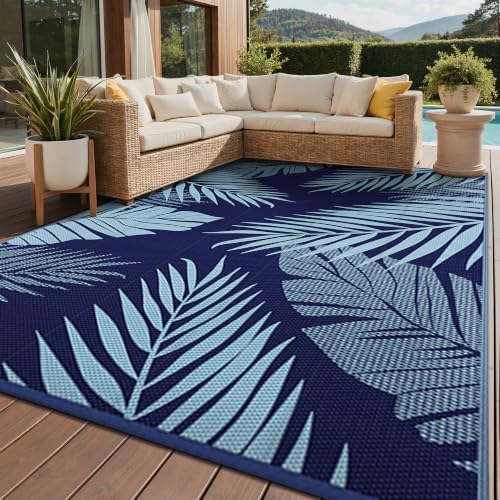 GENIMO Outdoor Rug, Waterproof Plastic Rugs by GENIMO