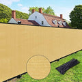 UPGRADE Privacy Fence Screen 6'x19' Sand Outdoor 90% Visibility Blockage 170 by UPGRADE