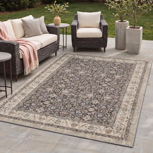 GENIMO 2.5x8 Outdoor Runner Rug, Washable - Image 4