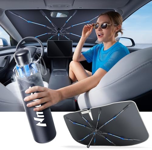Nmoiss Ice Rib Windshield Sun Shade by Nmoiss