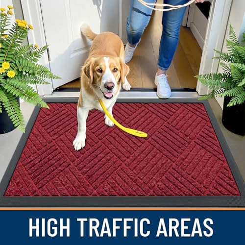 OLANLY Front Door Mat Outside Entrance 35x23, Waterproof Heavy-Duty Doormat - Image 6