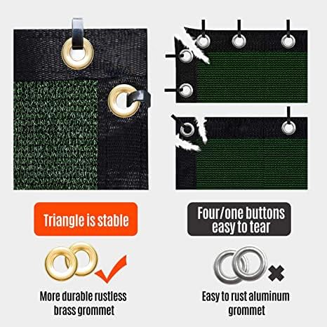180GSM 6ft x 50ft Fence Privacy Screen Heavy Duty Fence Cover Garden Wall - Image 3