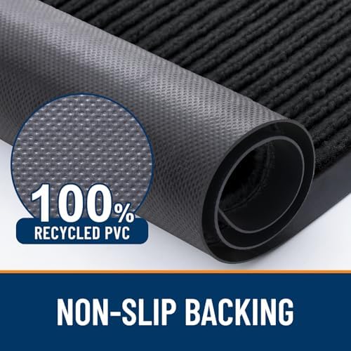 OLANLY 2-Pack Front Door Mats 47x32, Waterproof Heavy-Duty Doormats - Image 3