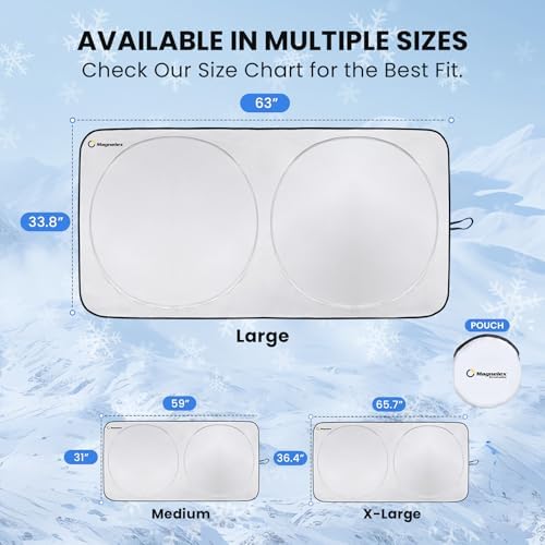 Magnelex Car Windshield Sunshade – Double-Layer Design - Image 4