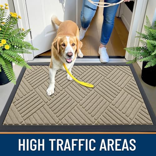 OLANLY Front Door Mat Outside Entrance 71x47, Waterproof Heavy-Duty Doormat - Image 6