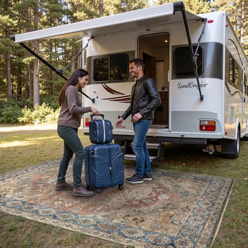 GENIMO 4x6 Outdoor Rug, Washable - Image 4