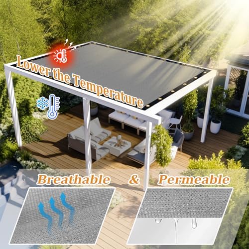 Shade&Beyond Customized Size 17' X 22' Shade Cloth - Image 2