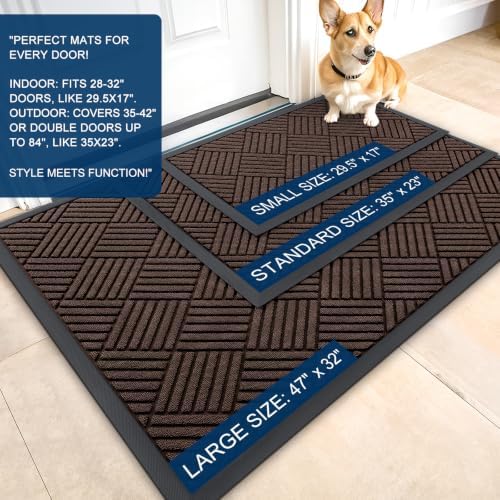 OLANLY Front Door Mat Outside Entrance 71x23, Waterproof Heavy-Duty Doormat - Image 2