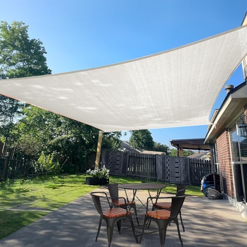 SUNLAX Sun Shade Sail 9'x20' Peach Fuzz Rectangle Custom Size by SUNLAX