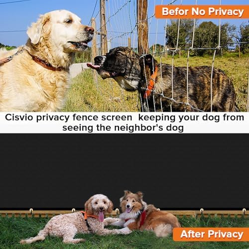 Customizable Privacy Screen Fence 6'X47' Black Heavy Duty 170 GSM Wind Screen & - Image 3